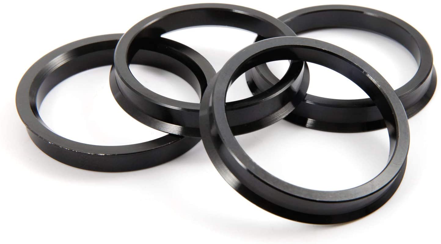 4 X Set Cerchioni Anelli di centraggio 65,0 mm a 57,0 mm cerchi in alluminio 