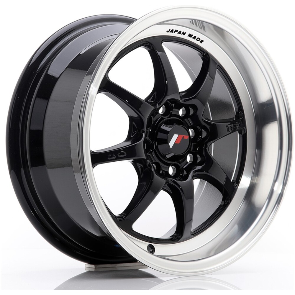 JR Wheels TF2 15x7,5 ET30 4x100/114 Gloss Black