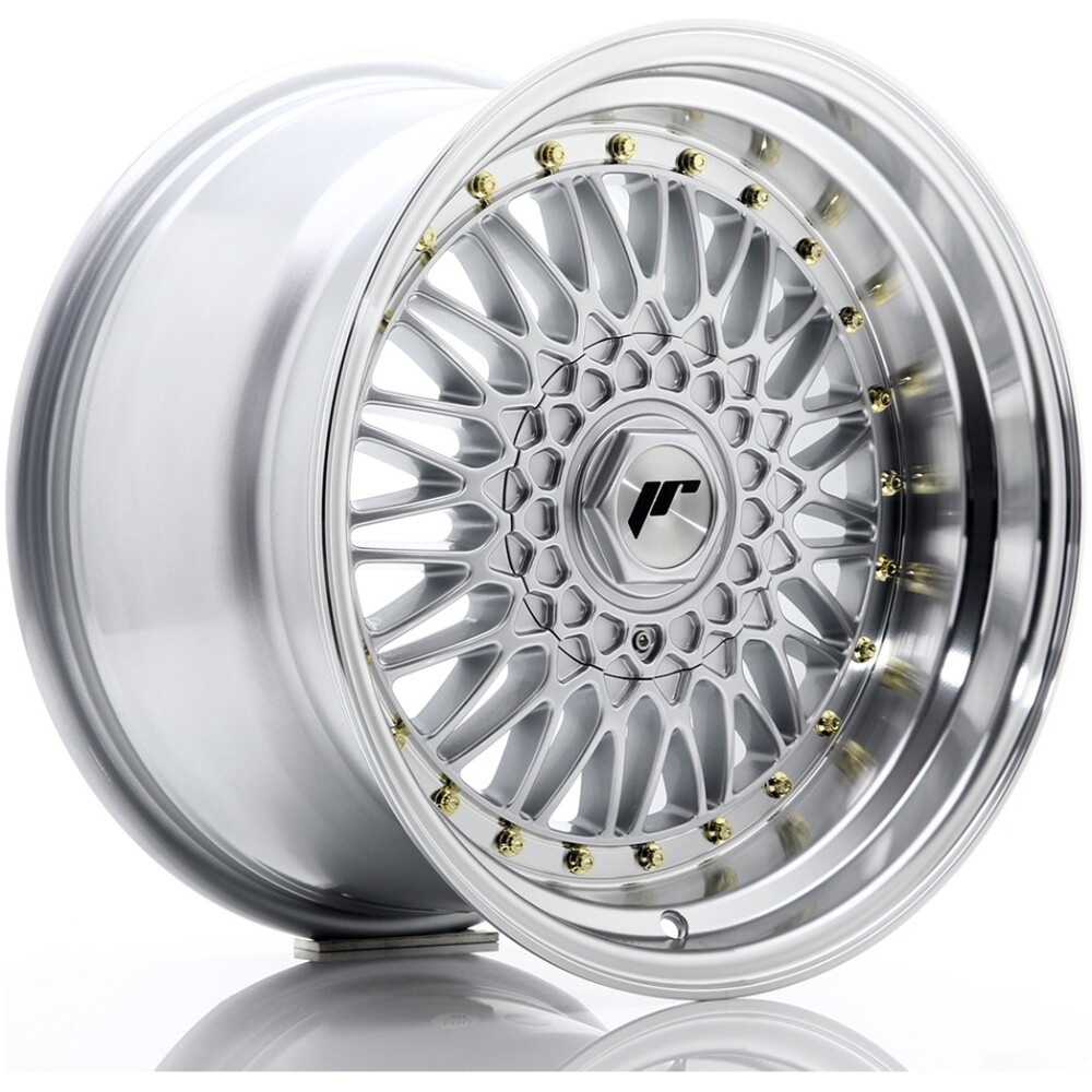 JR Wheels JR9 17x10 ET20 5x112/120 Silver w/ Machined Lip