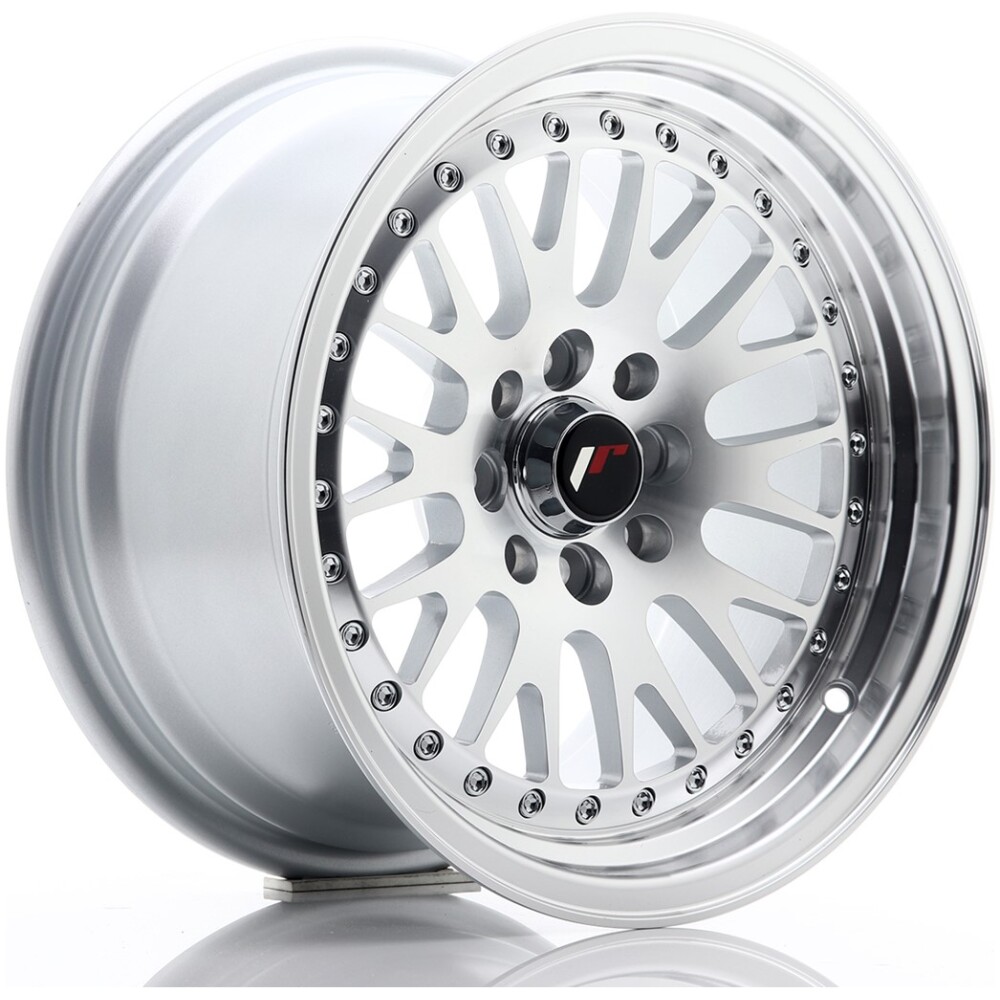 JR Wheels JR10 15x8 ET20 4x100/108 Silver Machined Face