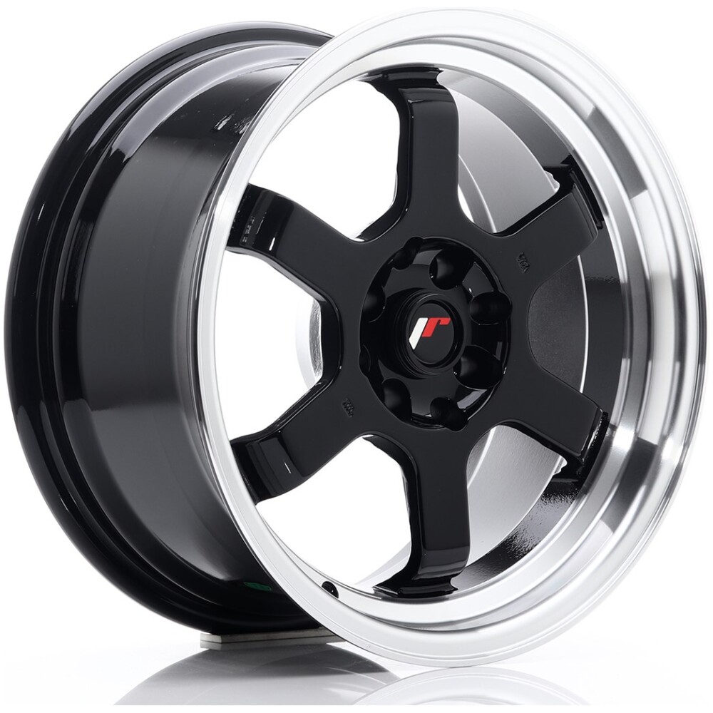 JR Wheels JR12 16x8 ET15 4x100/114 Gloss Black