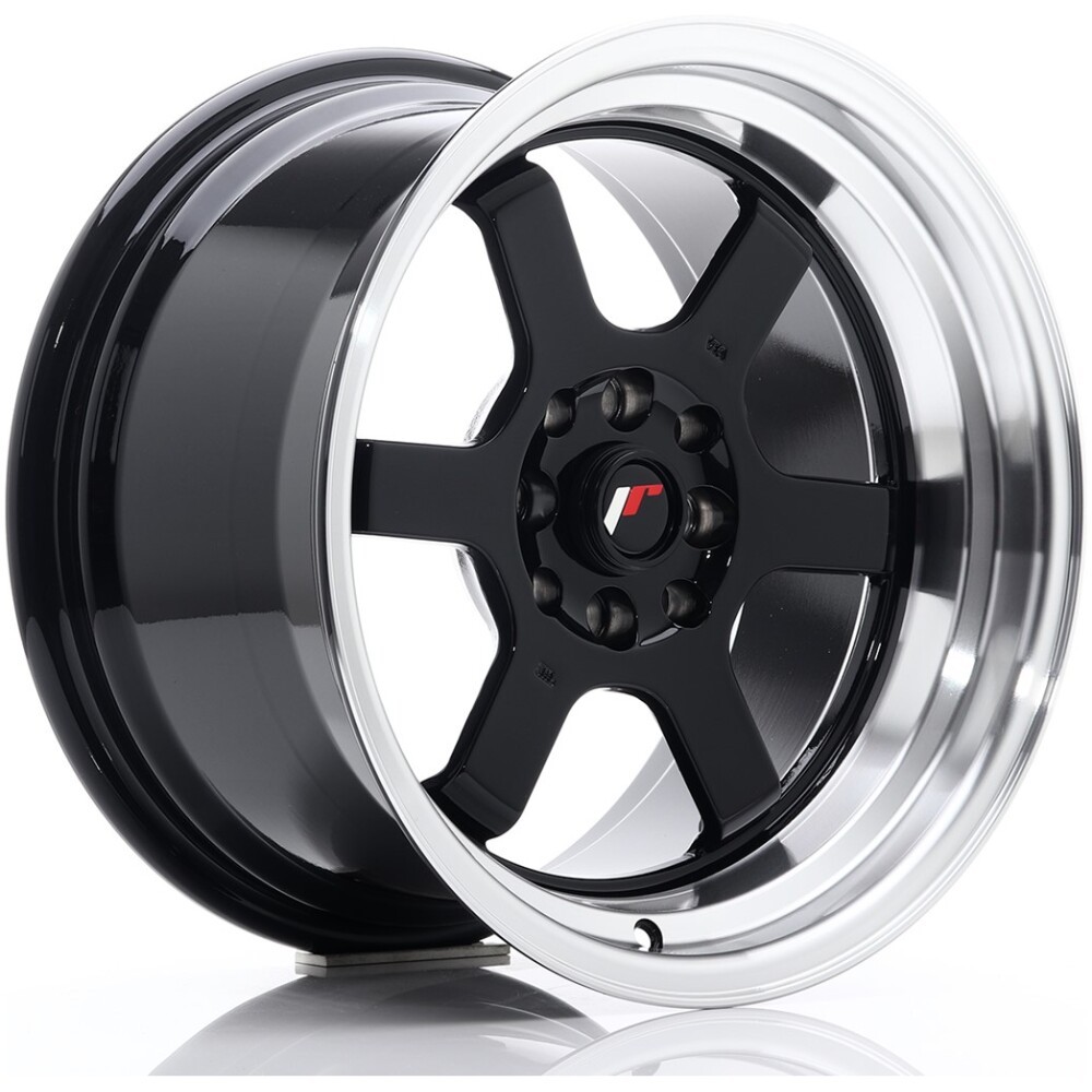 JR Wheels JR12 16x9 ET10 4x100/114 Gloss Black