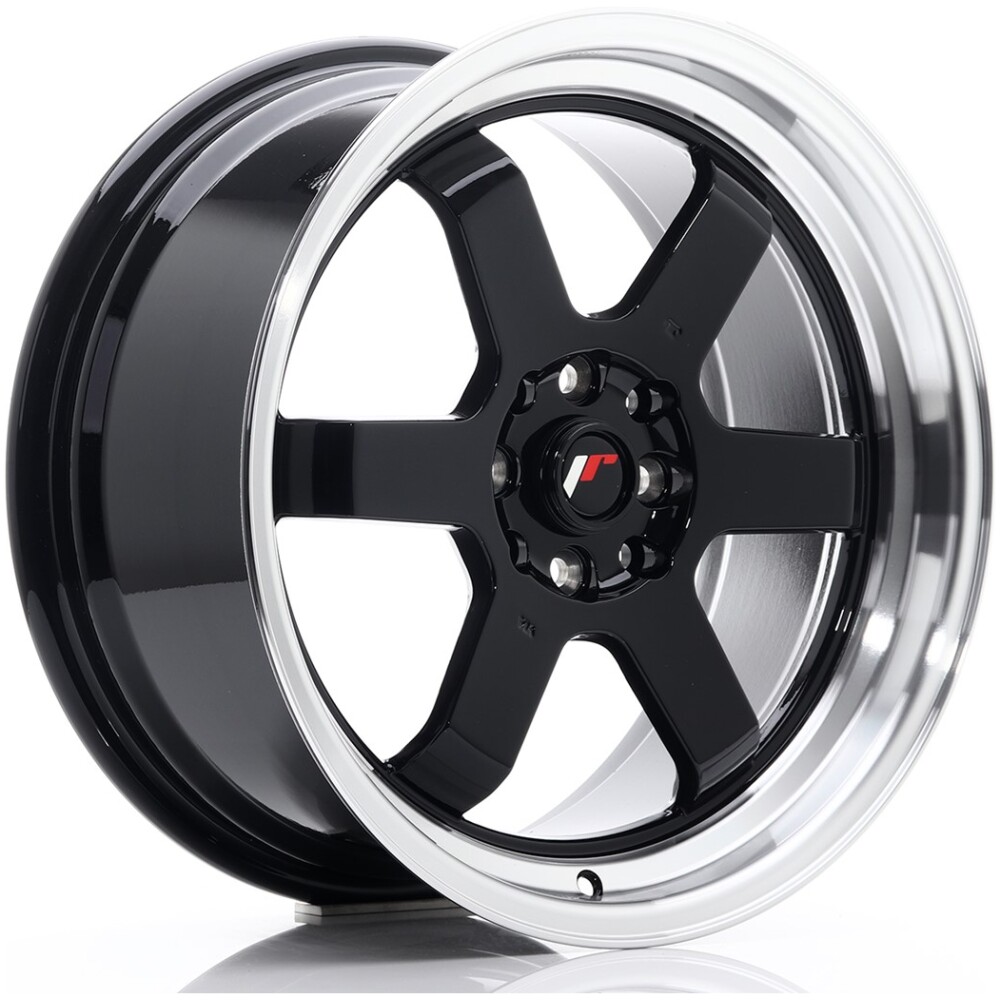 JR Wheels JR12 17x8 ET33 5x100/114 Gloss Black