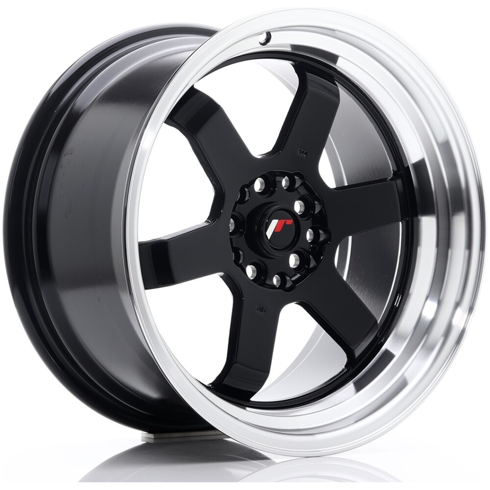 JR Wheels JR12 17x9 ET25 5x100/114 Gloss Black