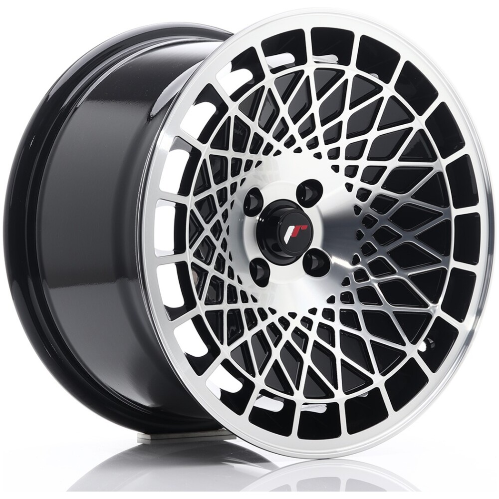 JR Wheels JR14 16x9 ET10 4x100 Gloss Black Machined Face