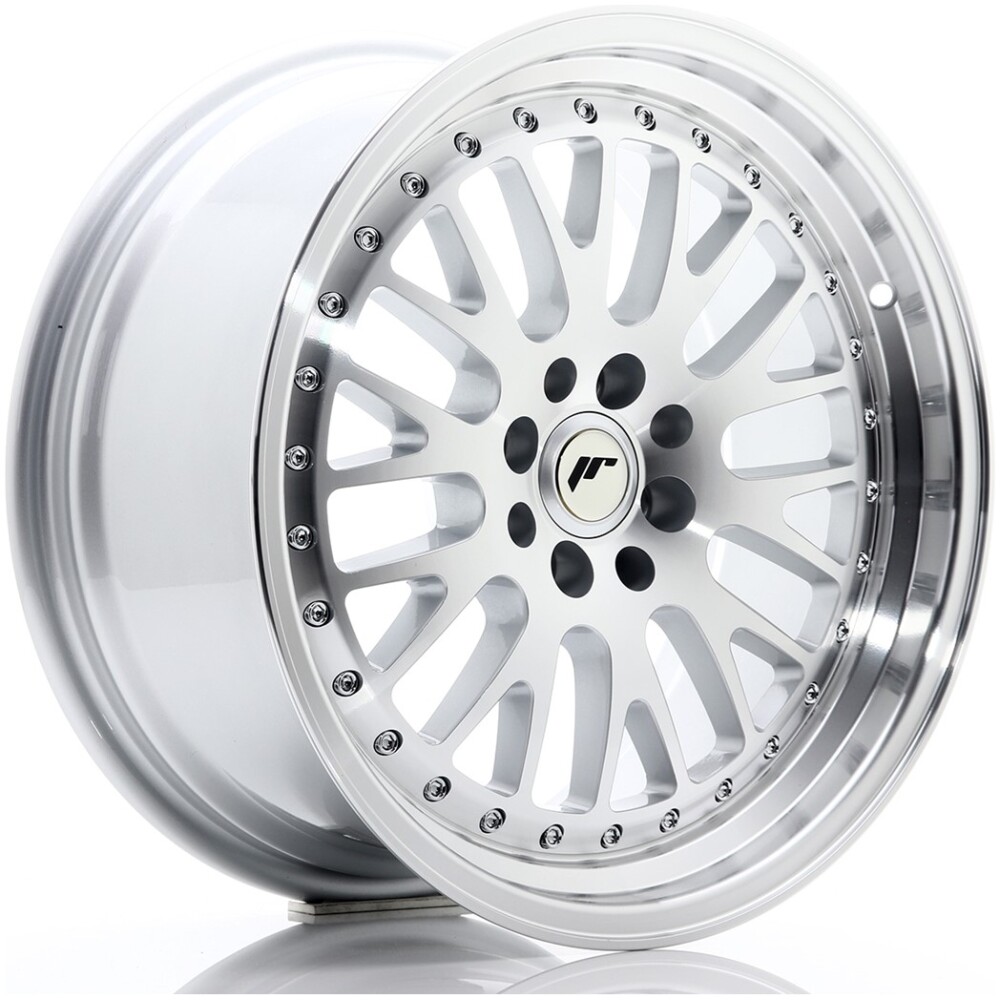 JR Wheels JR10 17x8 ET35 4x100/114 Silver Machined Face