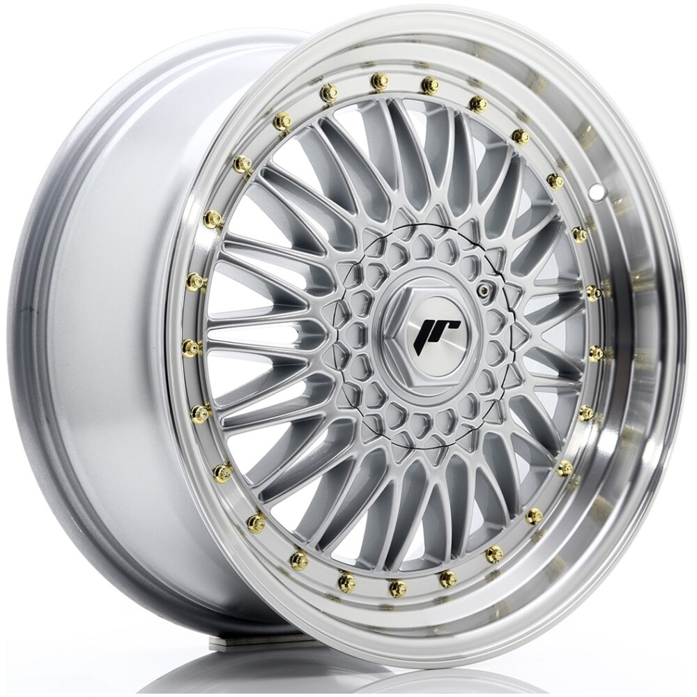 JR Wheels JR9 18x8 ET40 5x112/114 Silver w/ Machined Lip