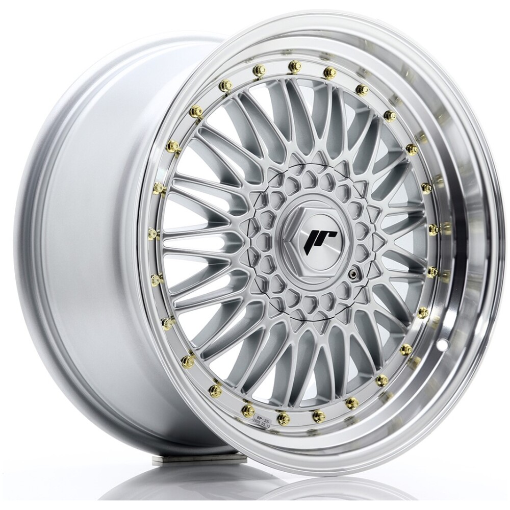 JR Wheels JR9 18x9 ET40 5x112/114 Silver w/ Machined Lip