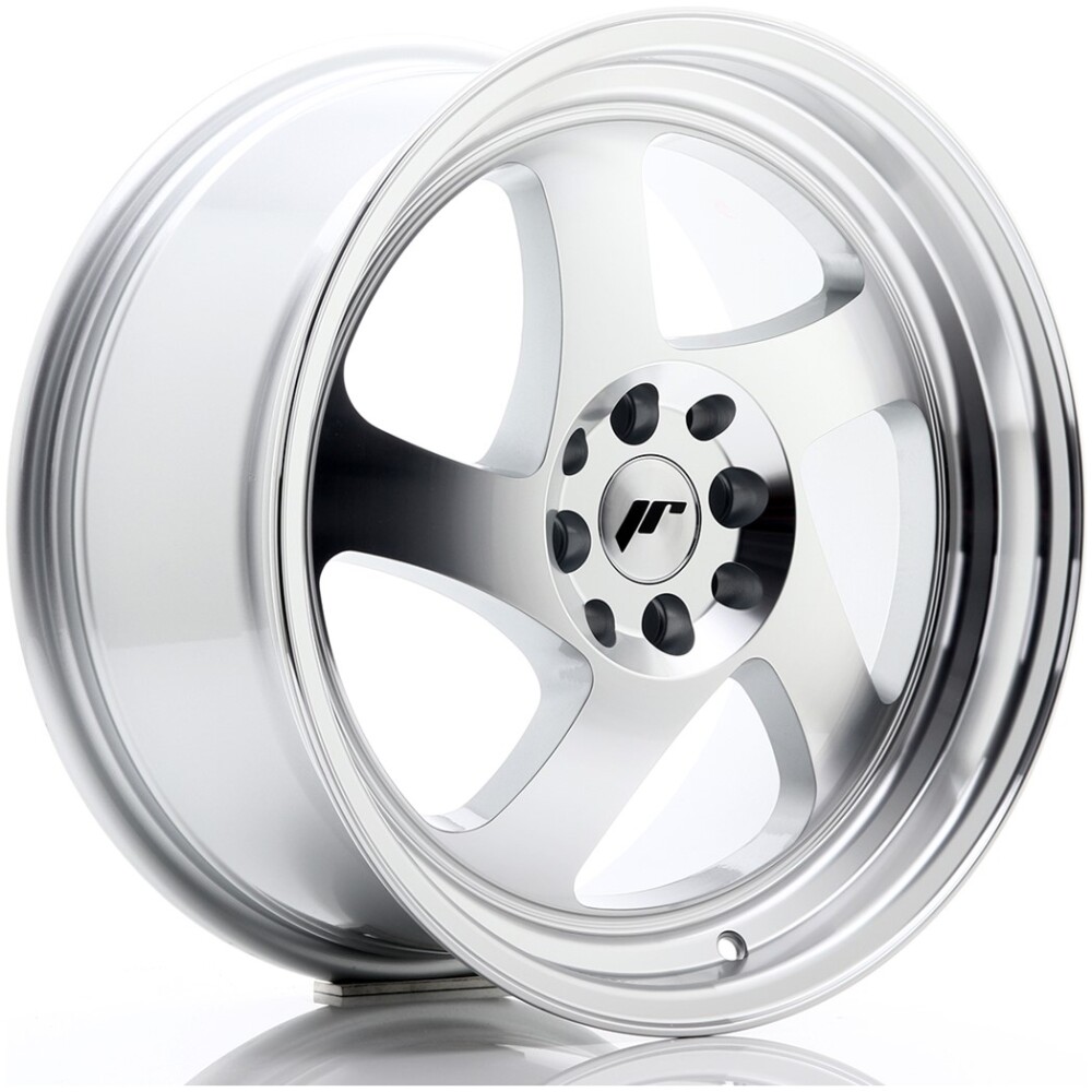 JR Wheels JR15 17x8 ET35 4x100/114 Silver Machined Face