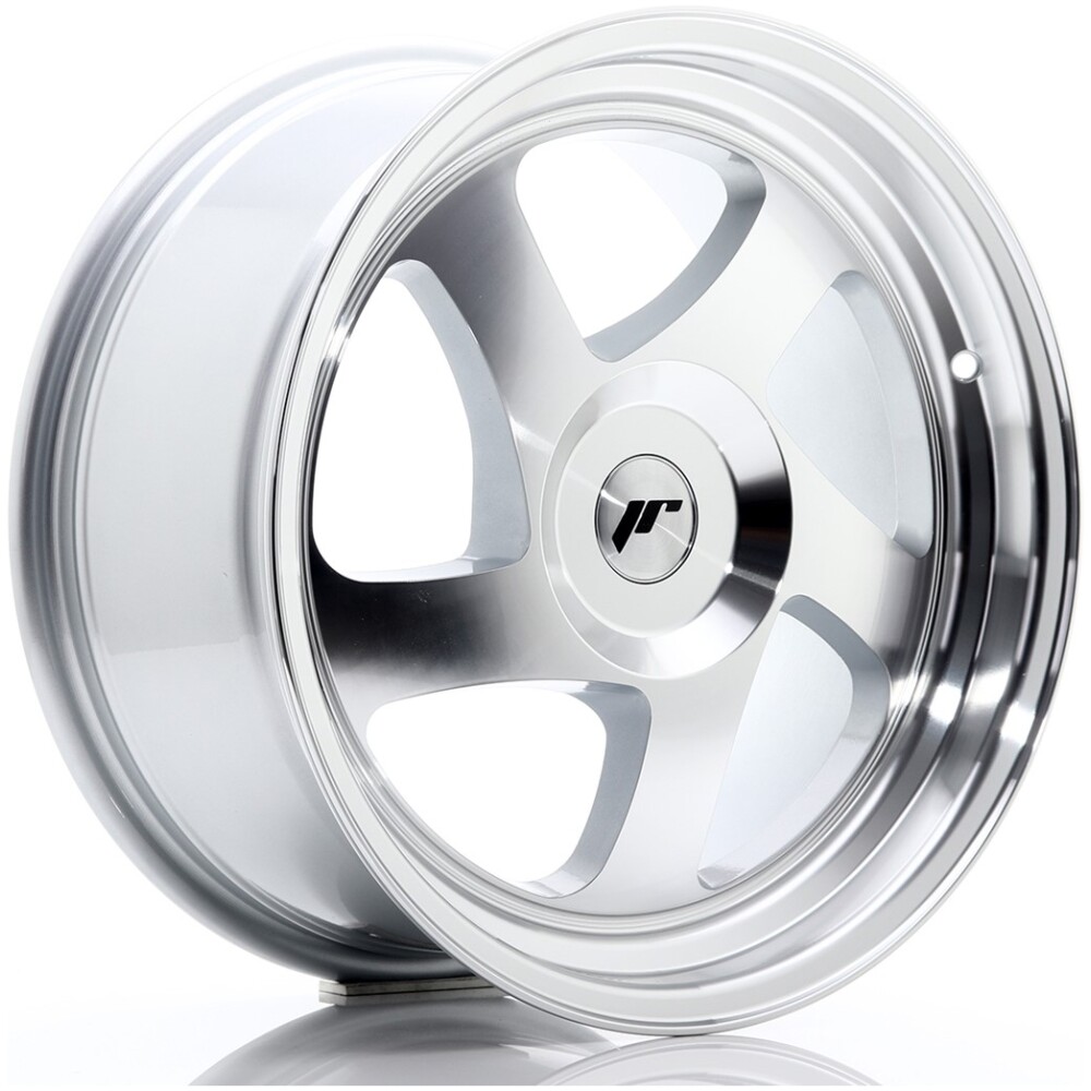 JR Wheels JR15 17x8 ET35 BLANK Silver Machined Face