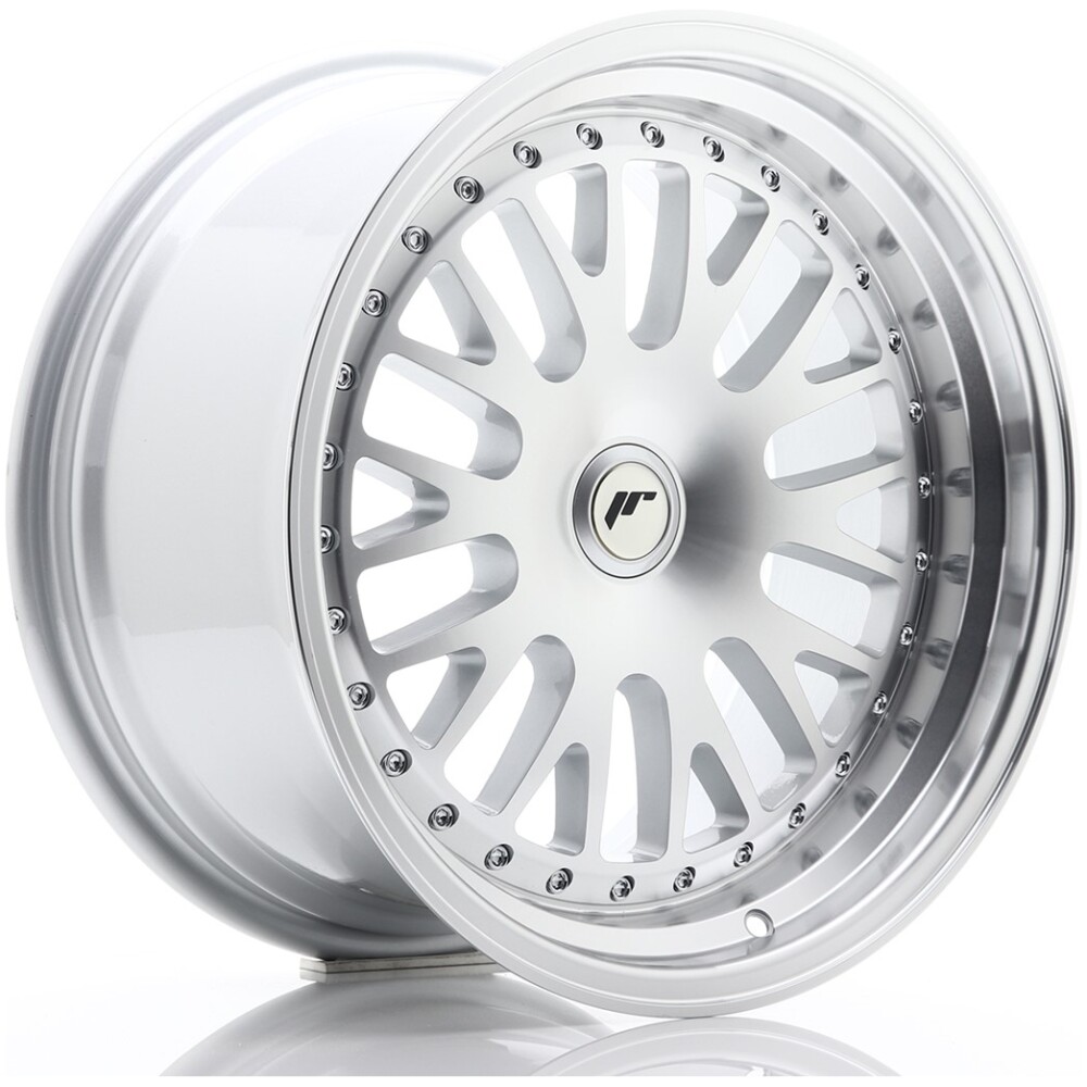 JR Wheels JR10 17x9 ET25-30 BLANK Silver Machined Face