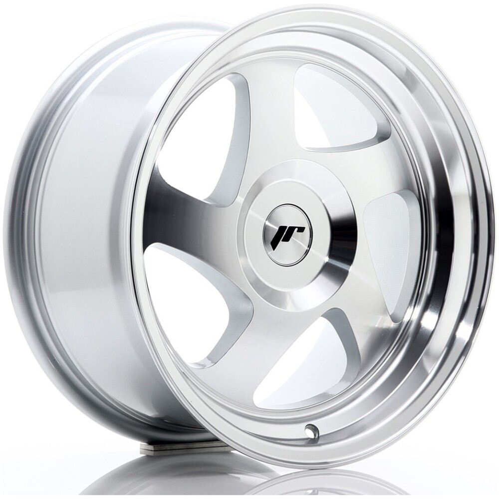 JR Wheels JR15 16x8 ET25 BLANK Silver Machined Face