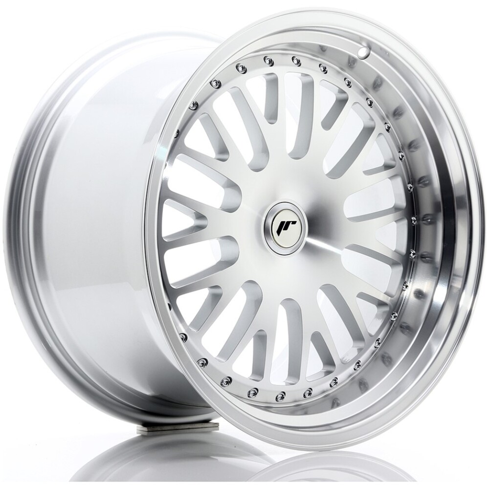 JR Wheels JR10 19x11 ET15-30 BLANK Silver Machined Face