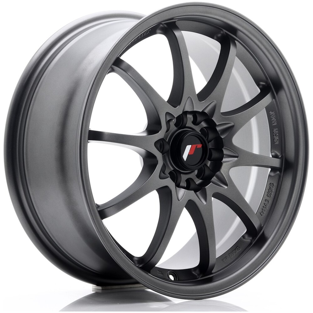 JR Wheels JR5 17x7,5 ET35 5x100/114,3 Matt Gun Metal