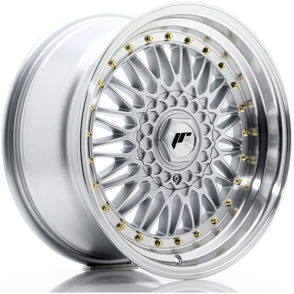 JR Wheels JR9 17x8,5 ET20-35 BLANK Silver w/ Machined Lip