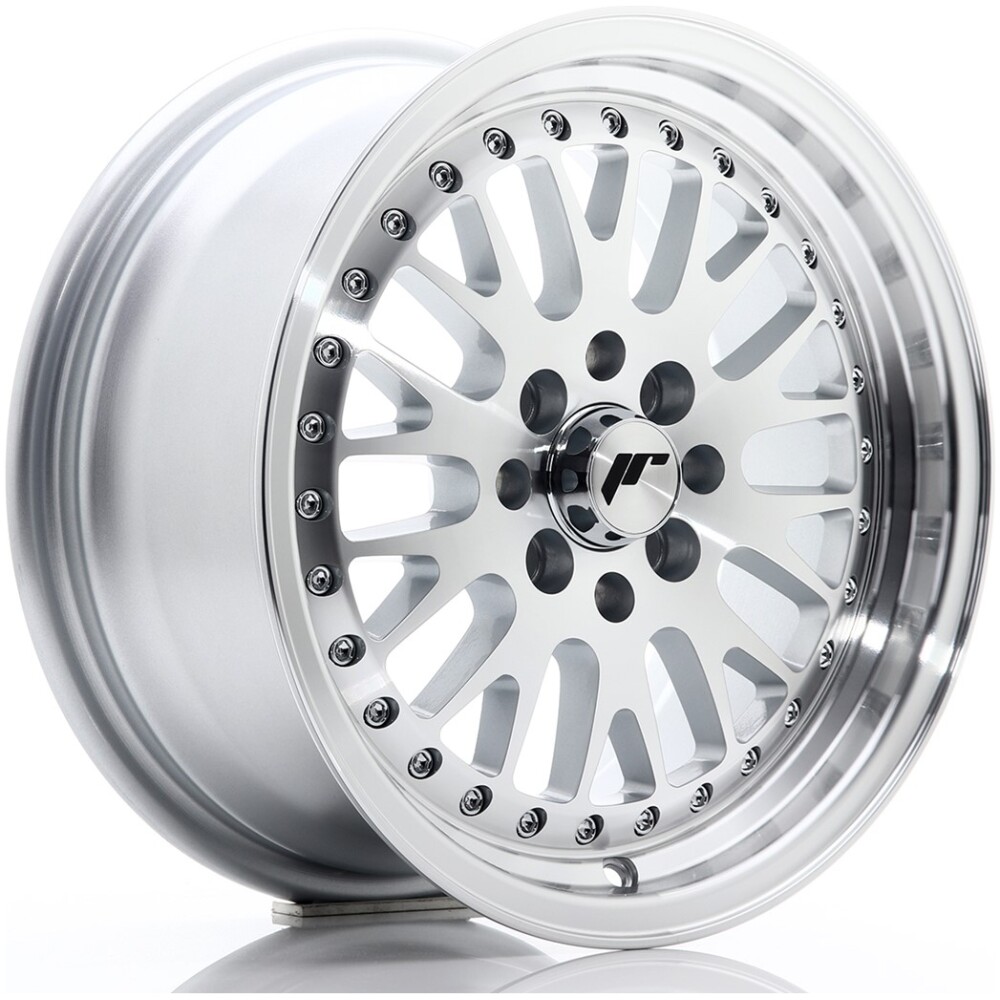 JR Wheels JR10 15x7 ET30 4x100/108 Silver Machined Face