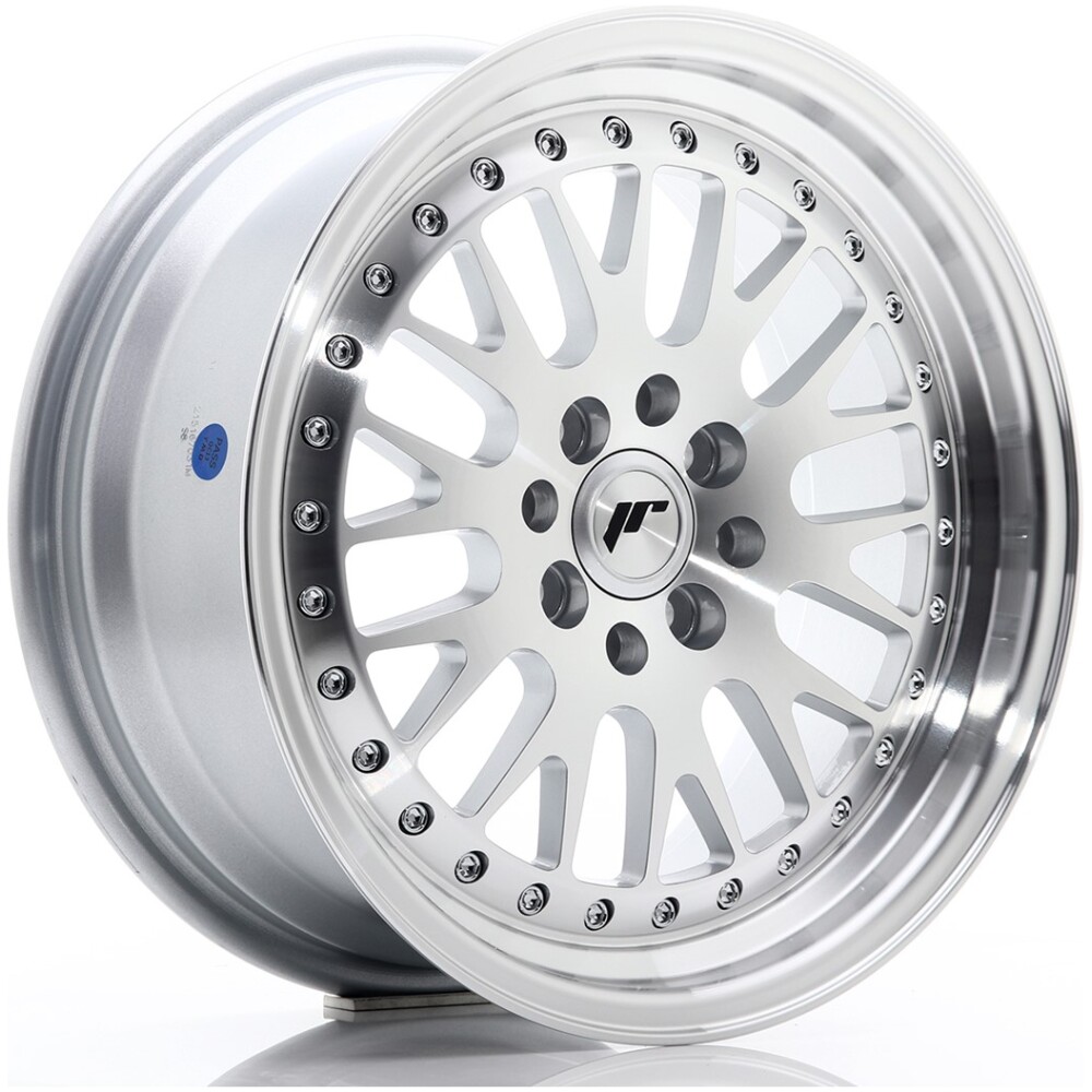 JR Wheels JR10 16x7 ET30 4x100/108 Silver Machined Face