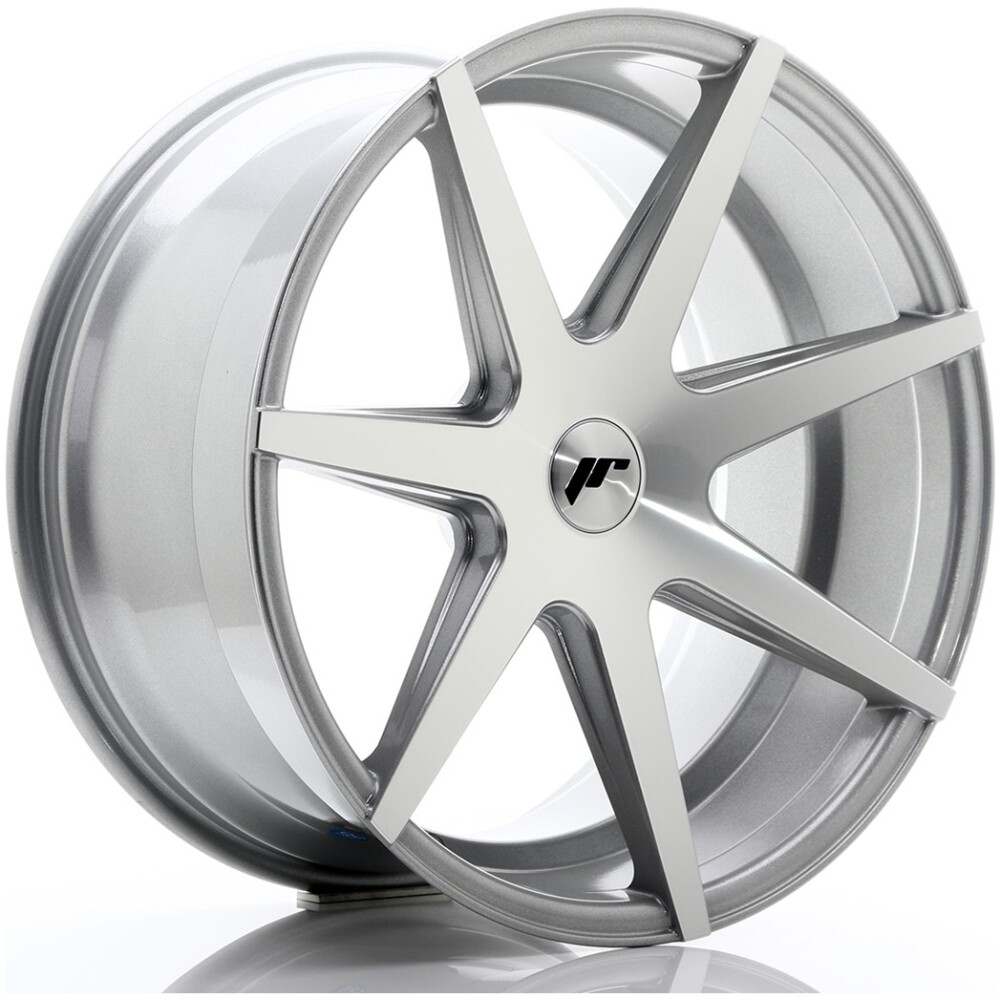 JR Wheels JR20 20x10 ET20-40 5H BLANK Silver Machined Face