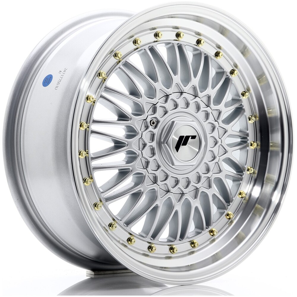 JR Wheels JR9 17x7,5 ET35 4x100/114 Silver w/ Machined Lip