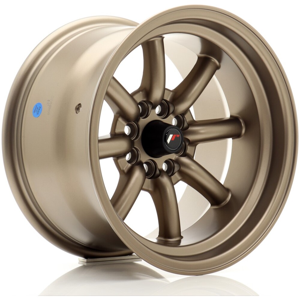 JR Wheels JR19 15x9 ET-13 4x100/114 Matt Bronze