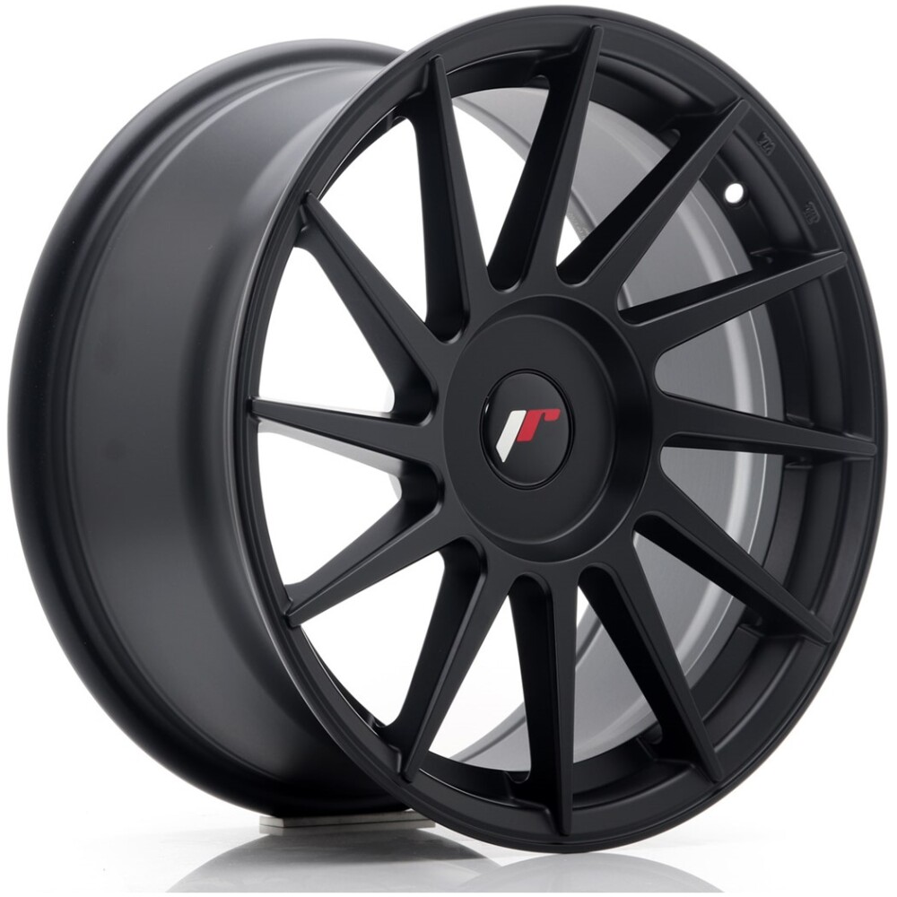 JR Wheels JR22 17x8 ET25-35 BLANK Matt Black