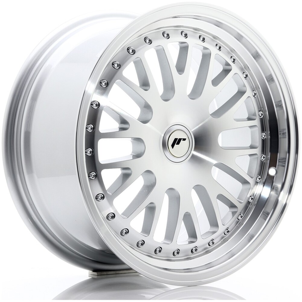 JR Wheels JR10 17x8 ET35 BLANK Silver Machined Face