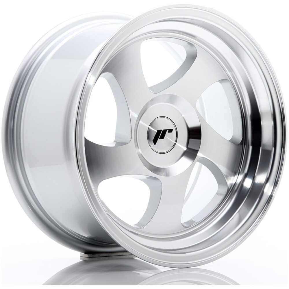 JR Wheels JR15 15x8 ET20 BLANK Silver Machined Face