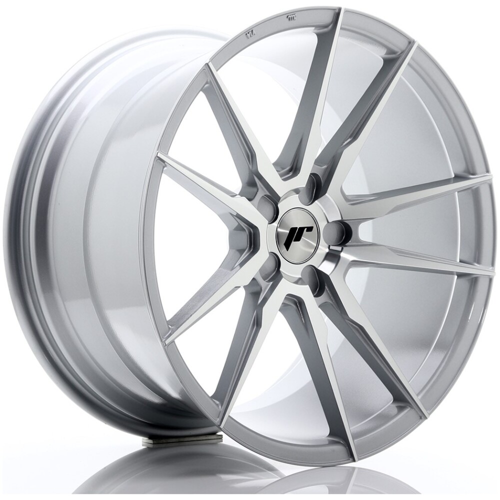 JR Wheels JR21 20x11 ET30-50 5H BLANK Silver Machined Face