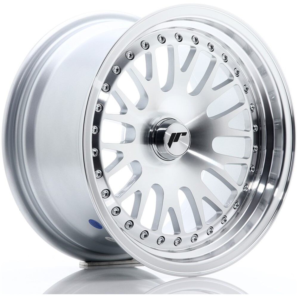 JR Wheels JR10 15x8 ET20 BLANK Silver Machined Face