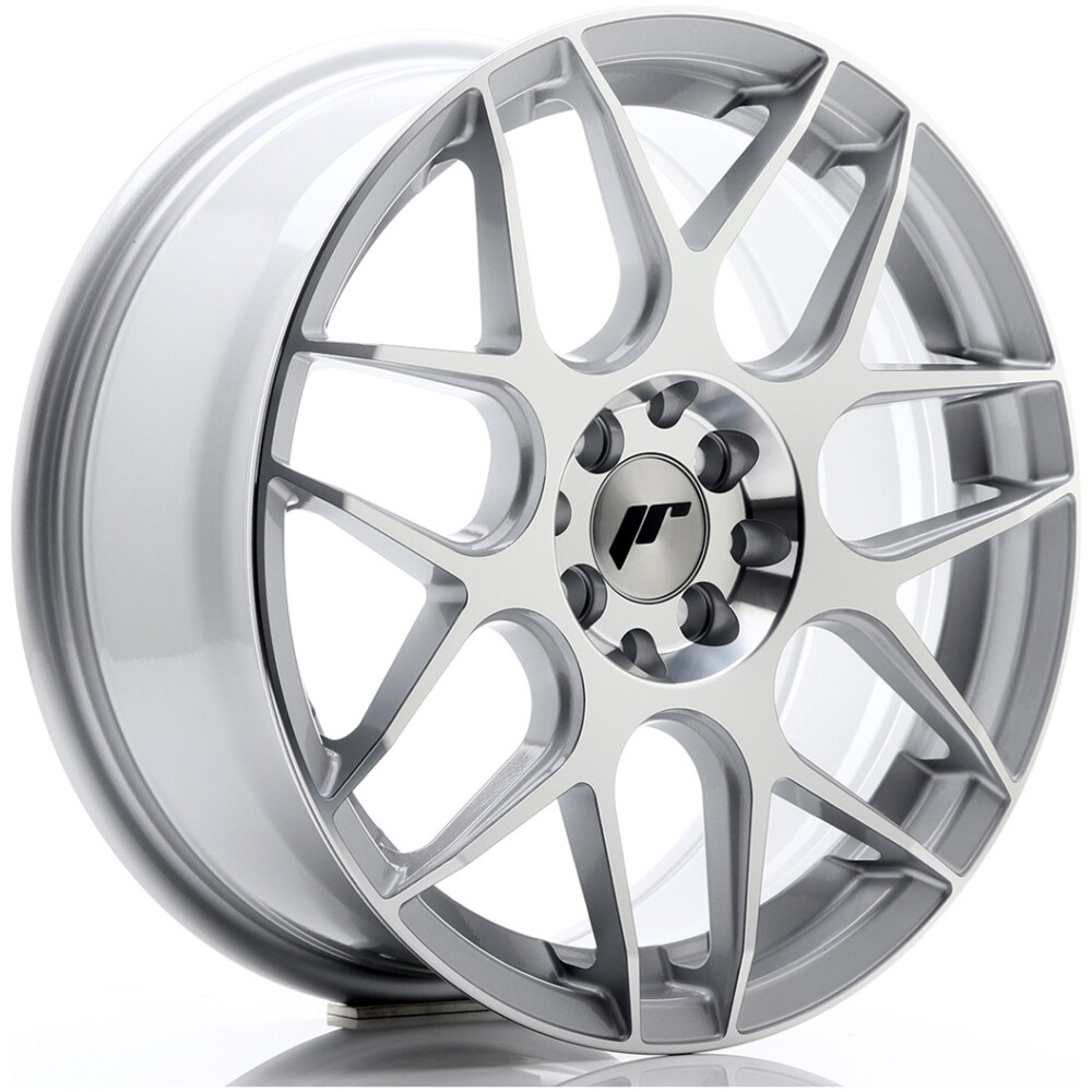 JR Wheels JR18 17x7 ET40 5x100/114 Silver Machined Face