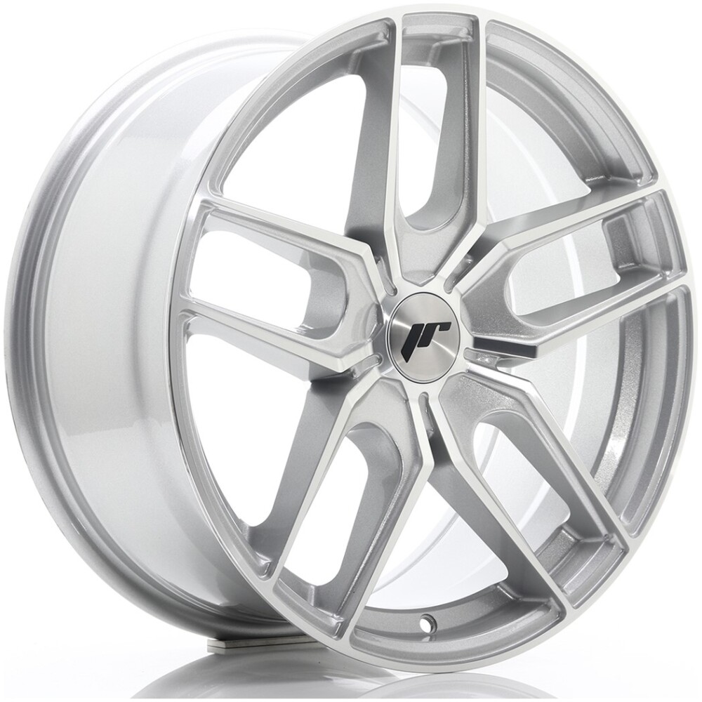 JR Wheels JR25 18x8,5 ET20-40 5H BLANK Silver Machined Face