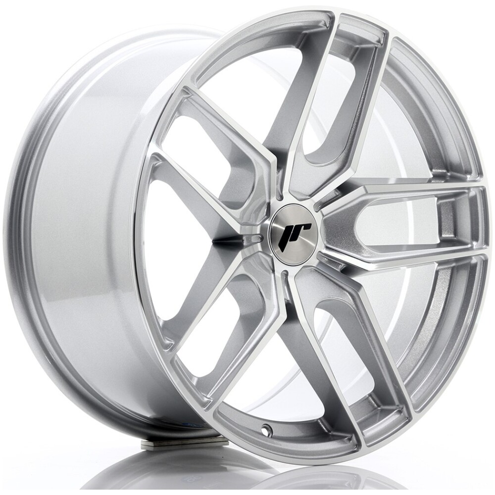 JR Wheels JR25 18x9,5 ET20-40 5H BLANK Silver Machined Face