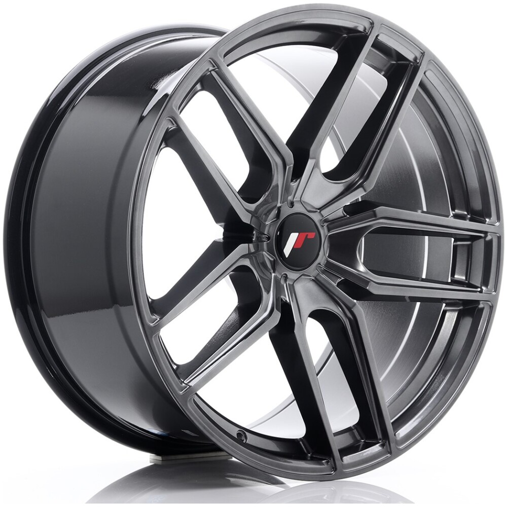 JR Wheels JR25 20x10 ET20-40 5H BLANK Hyper Black