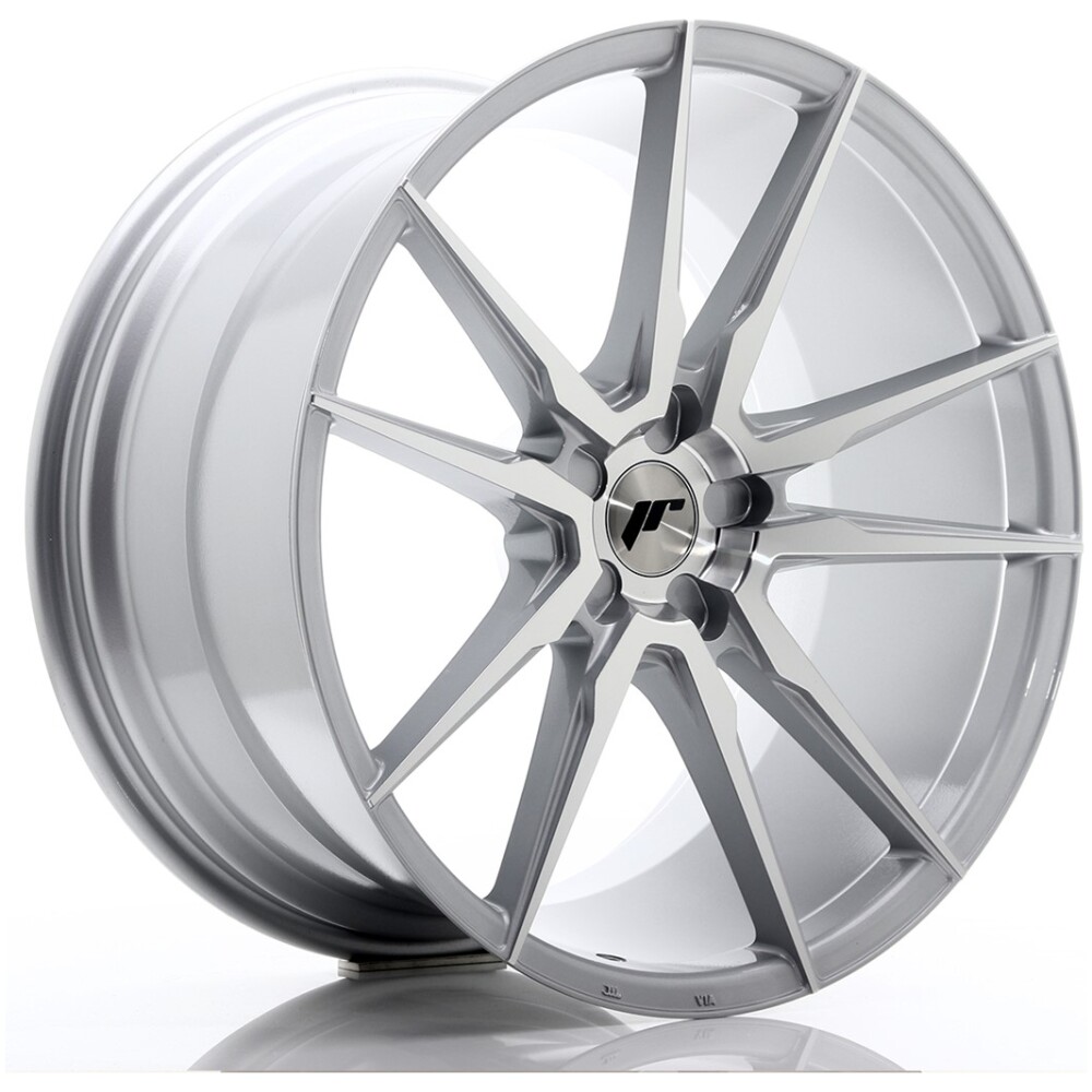 JR Wheels JR21 21x11 ET15-55 5H BLANK Silver Machined Face