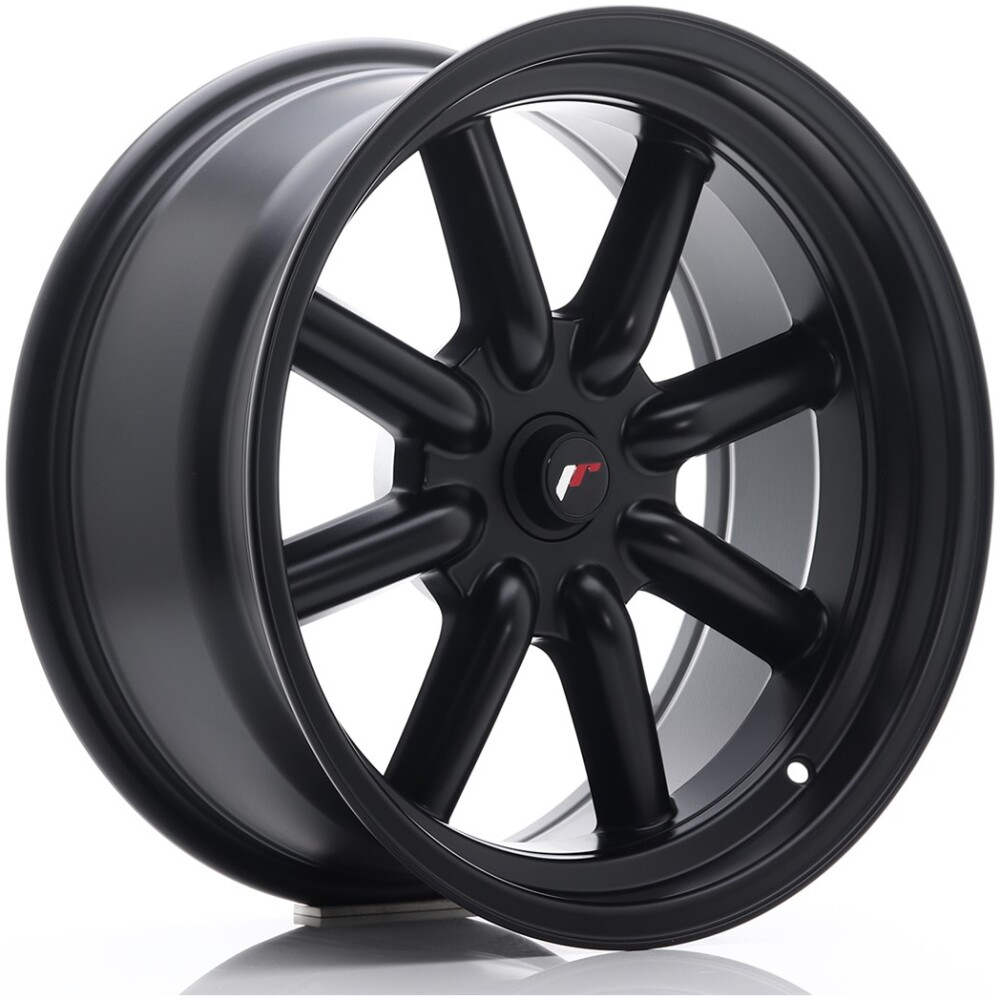 JR Wheels JR19 17x8 ET-20-0 BLANK Matt Black