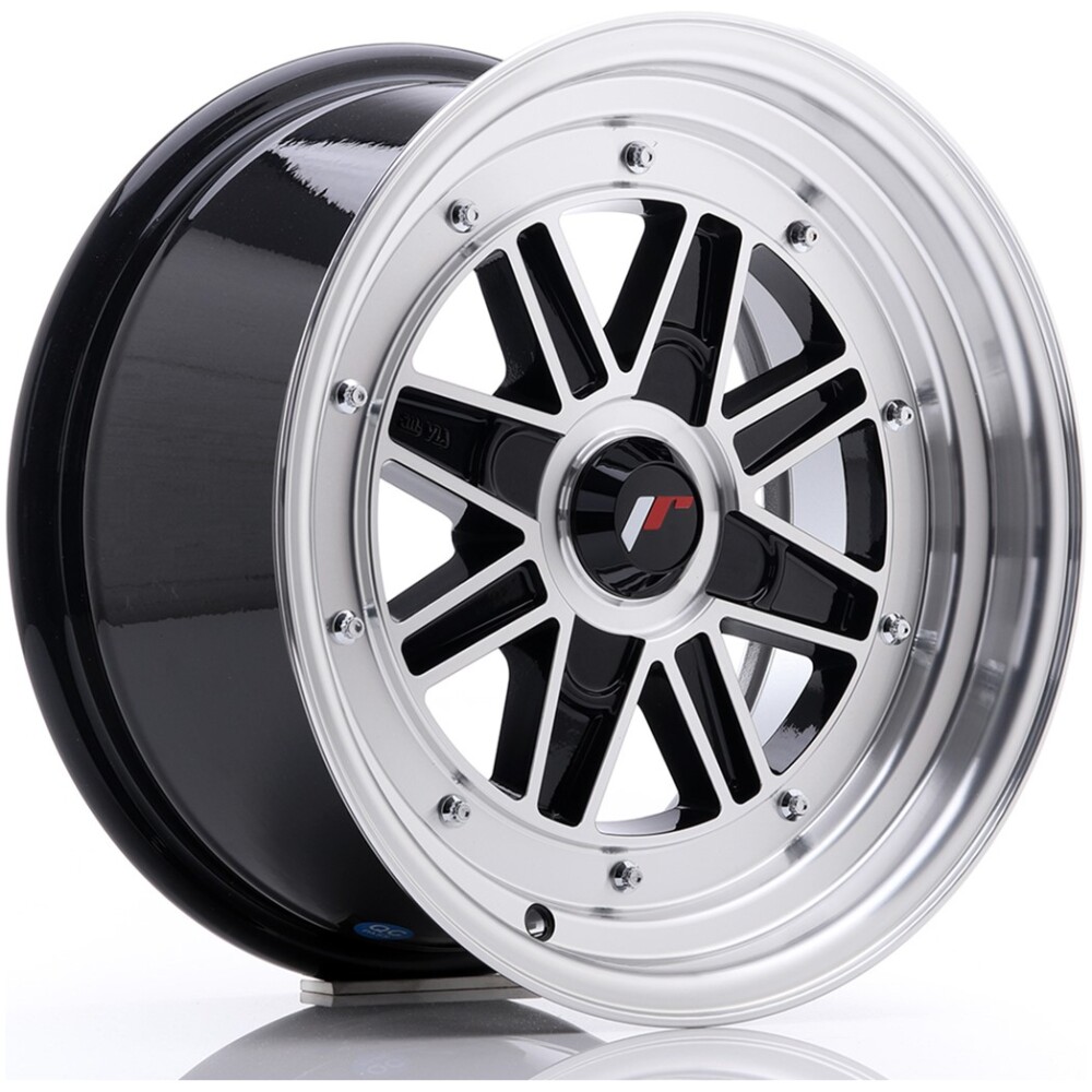 JR Wheels JR31 15x7.5 ET20 4H BLANK Gloss Black Machined Face