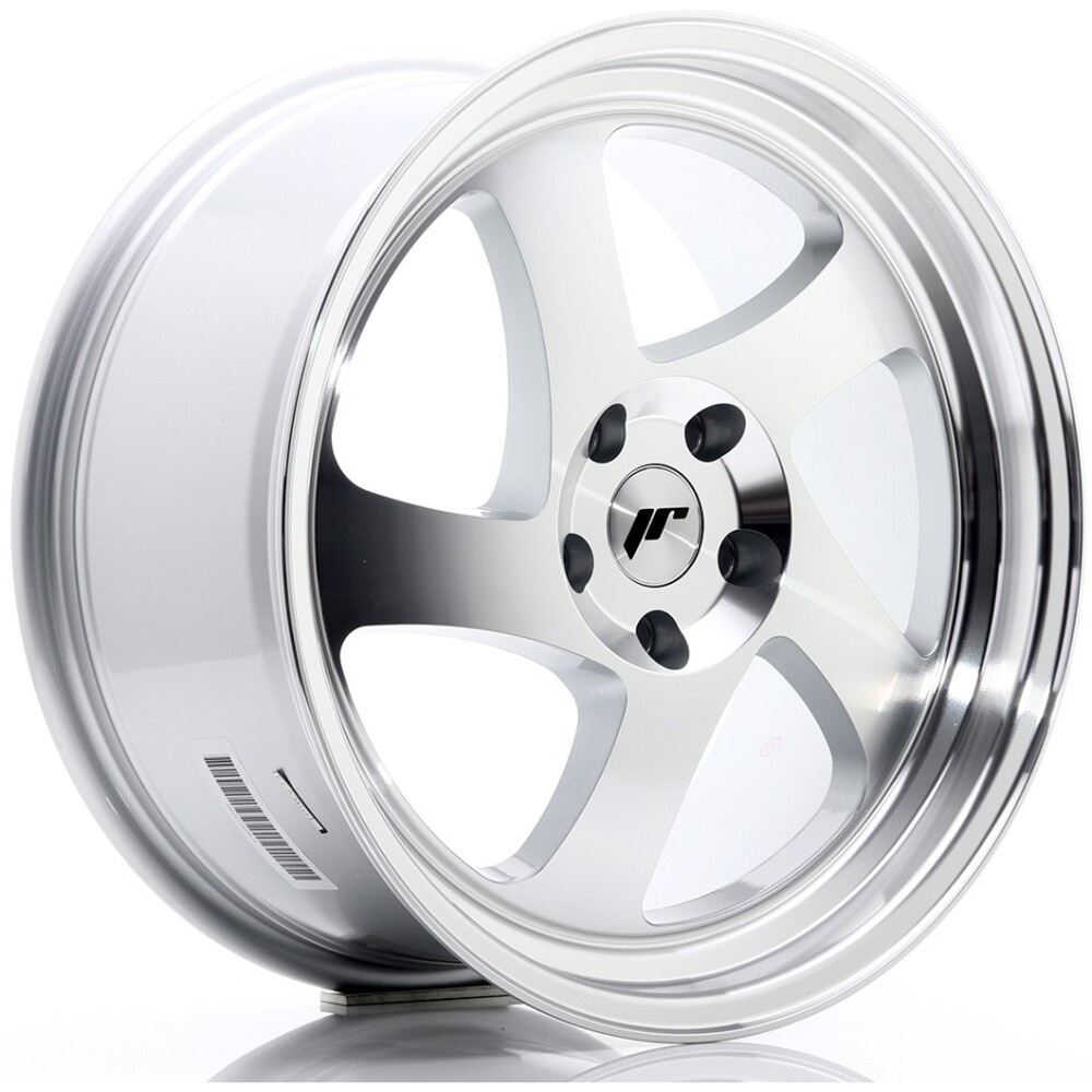 JR Wheels JR15 18x8,5 ET40 5x112 Silver Machined Face