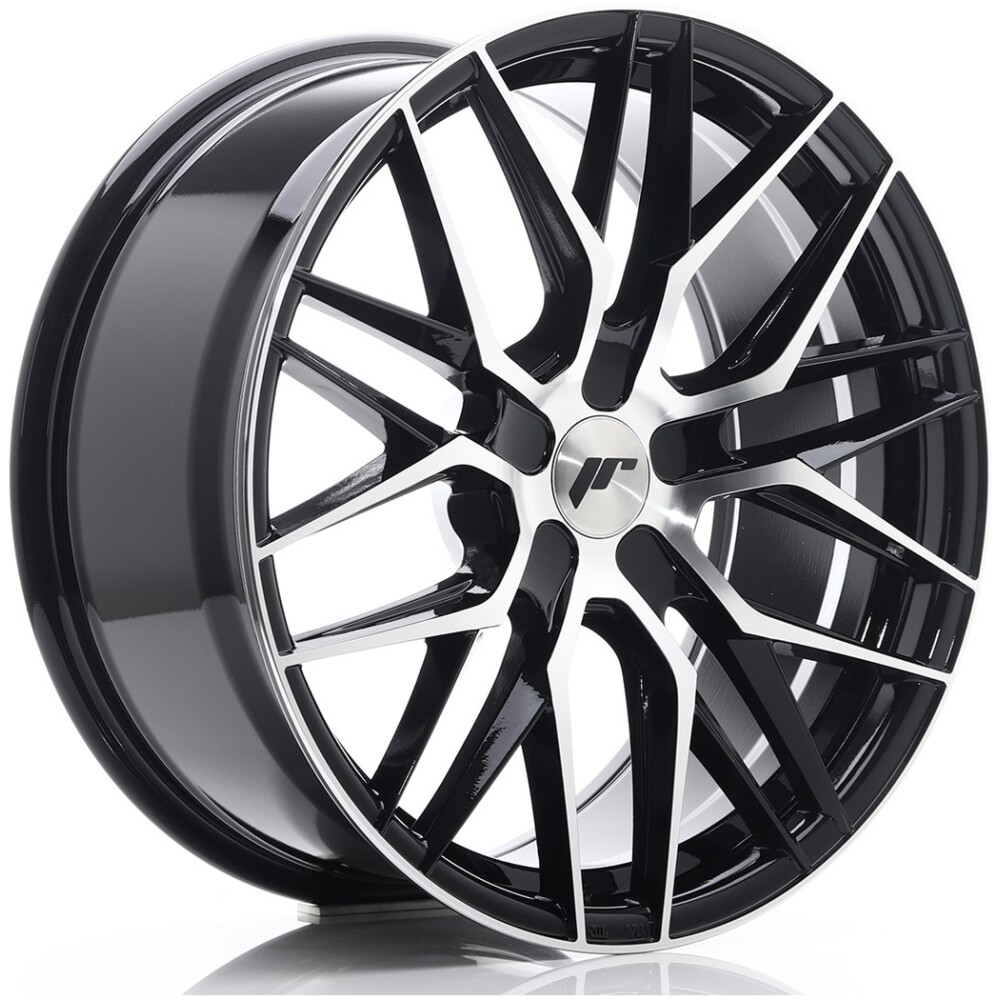 JR Wheels JR28 19x8,5 ET20-40 5H BLANK Gloss Black Machined Face