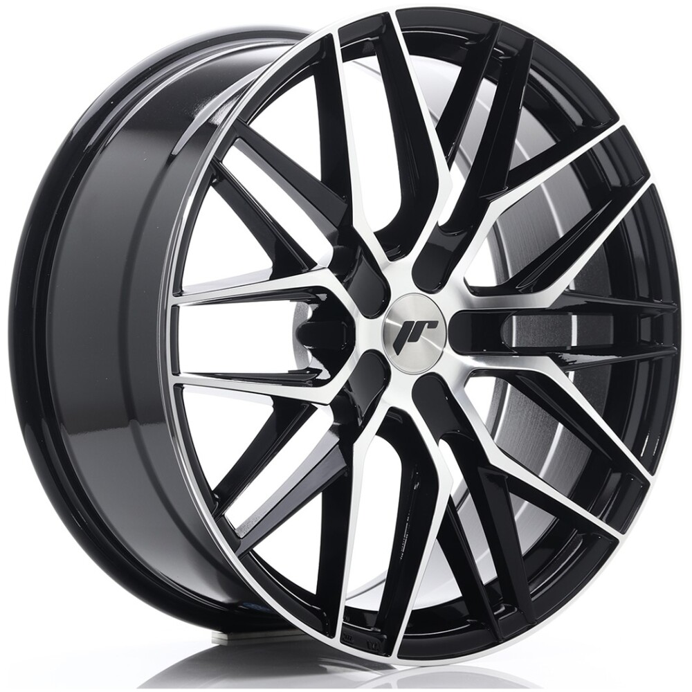 JR Wheels JR28 20x8,5 ET20-40 5H BLANK Gloss Black Machined Face