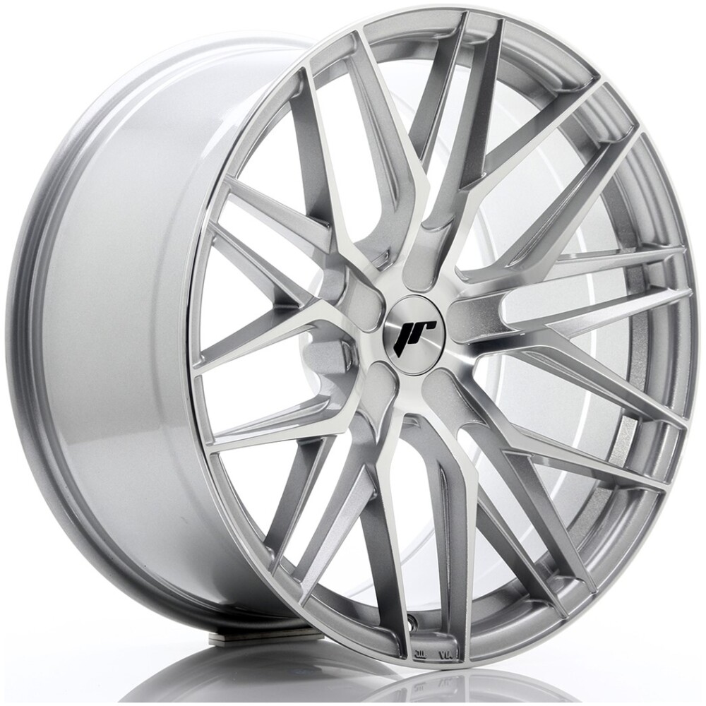 JR Wheels JR28 20x10 ET20-40 5H BLANK Silver Machined Face