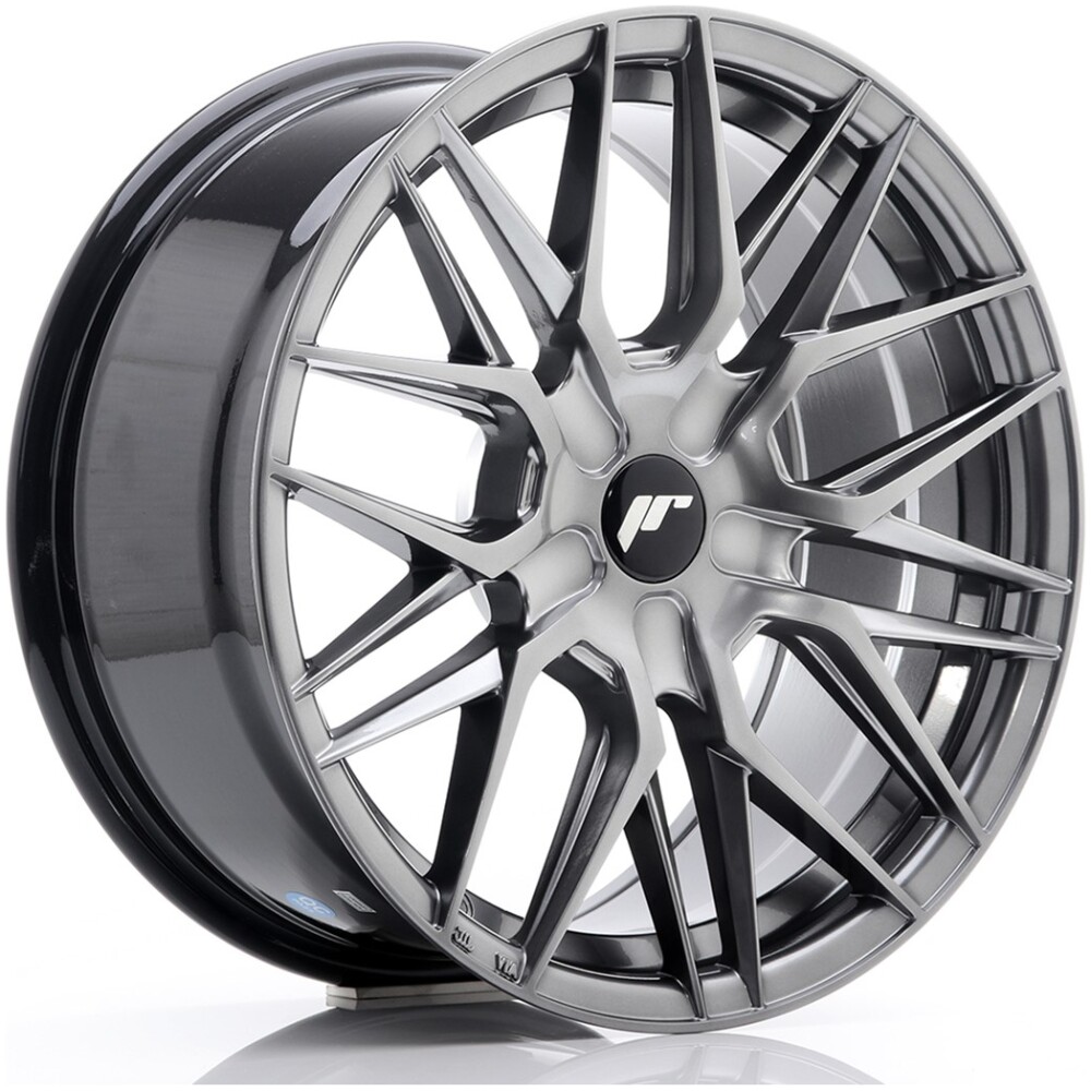 JR Wheels JR28 17x8 ET25-40 BLANK Hyper Black