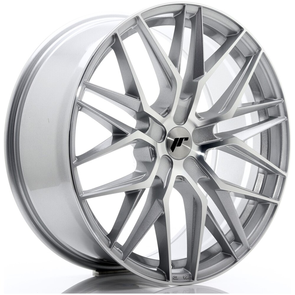 JR Wheels JR28 21x9 ET15-45 5H BLANK Silver Machined Face