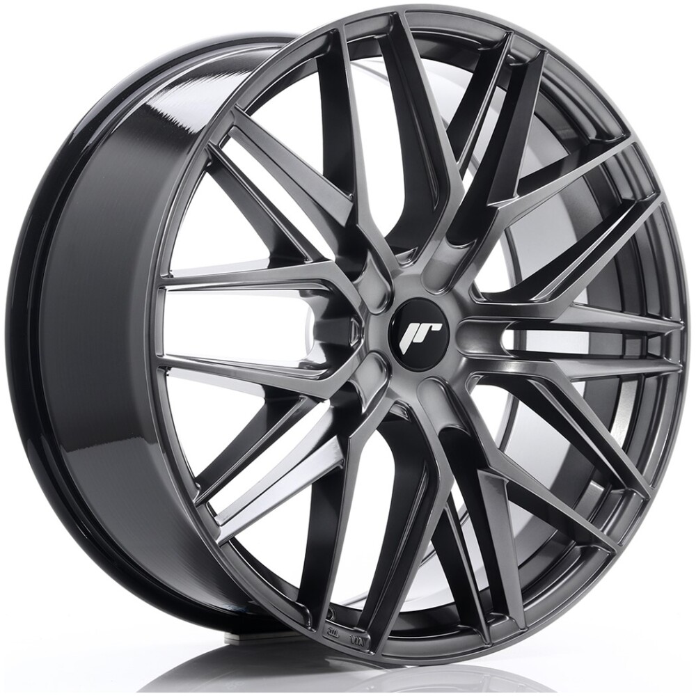 JR Wheels JR28 22x9 ET30-45 5H BLANK Hyper Black