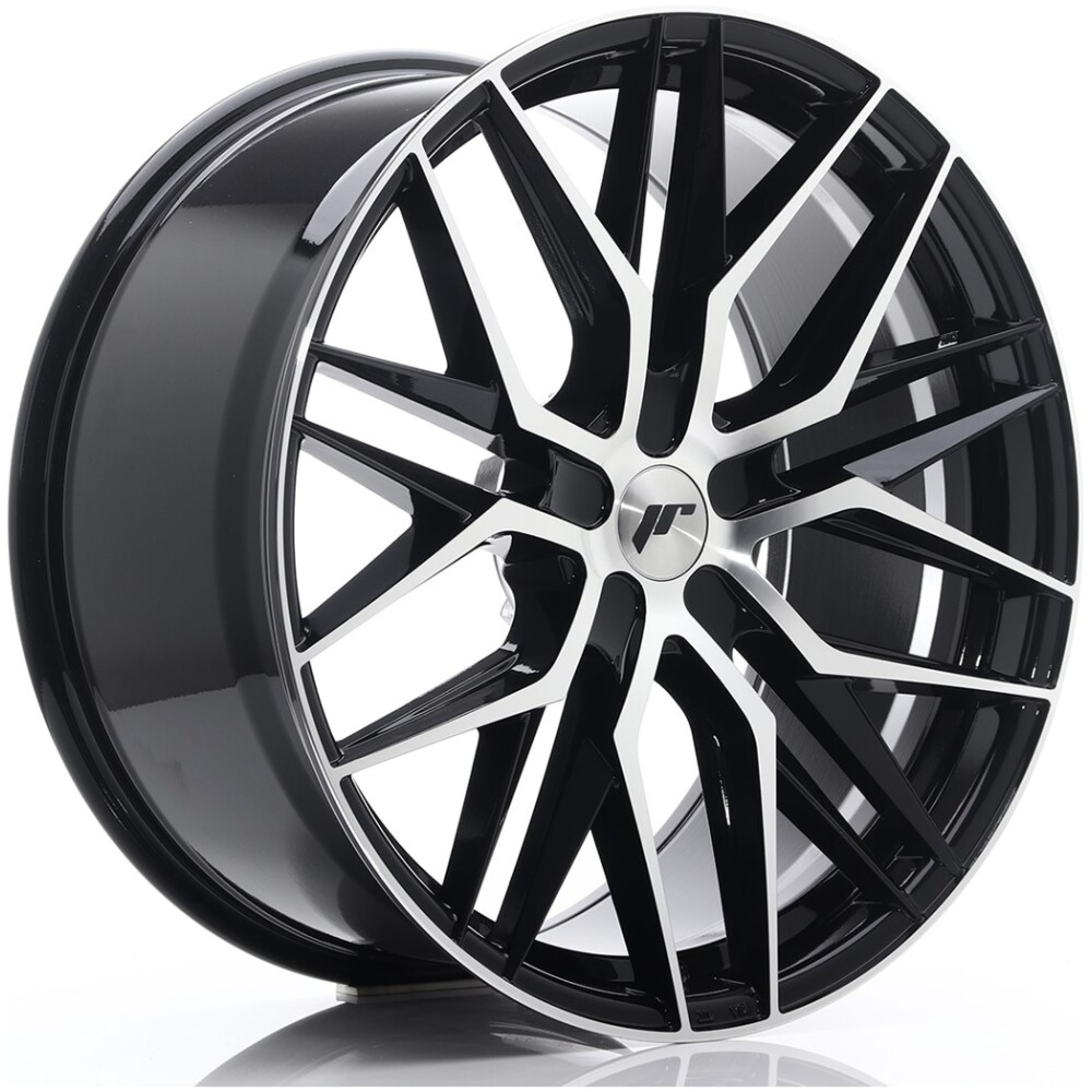 JR Wheels JR28 22x10,5 ET15-50 5H BLANK Gloss Black Machined Face