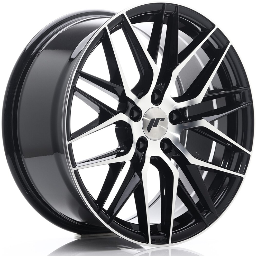 JR Wheels JR28 18x8,5 ET40 5x112 Gloss Black Machined Face