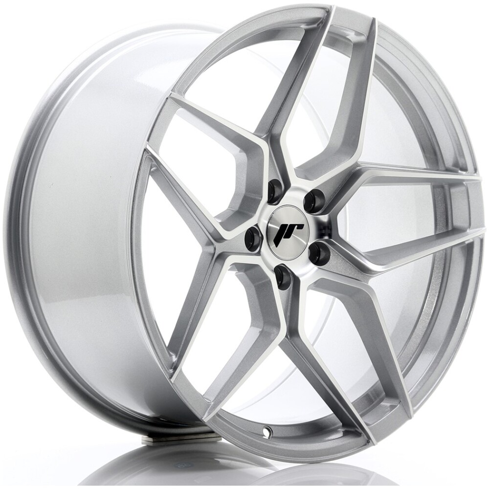 JR Wheels JR34 20x10 ET40 5x120 Silver Machined Face