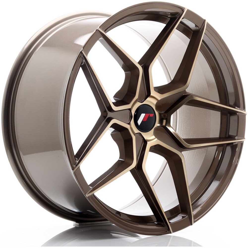 JR Wheels JR34 20x10 ET20-40 5H BLANK Platinum Bronze