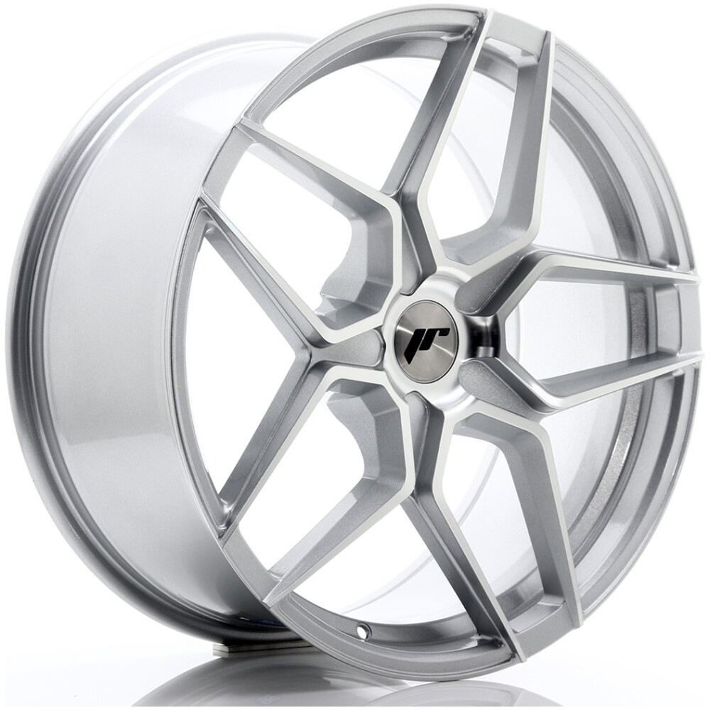 JR Wheels JR34 20x9 ET20-40 5H BLANK Silver Machined Face