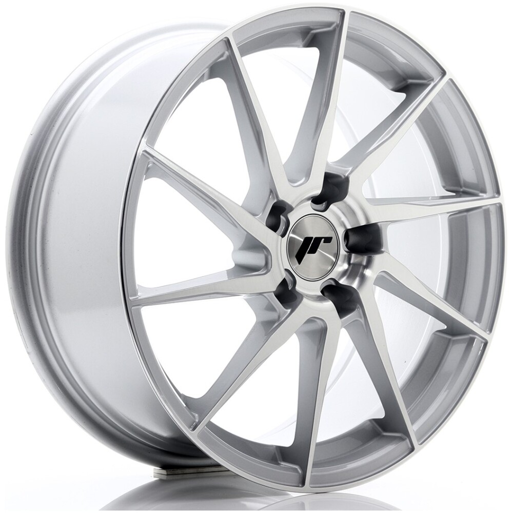 JR Wheels JR36 18x8 ET35 5x120 Silver Brushed Face