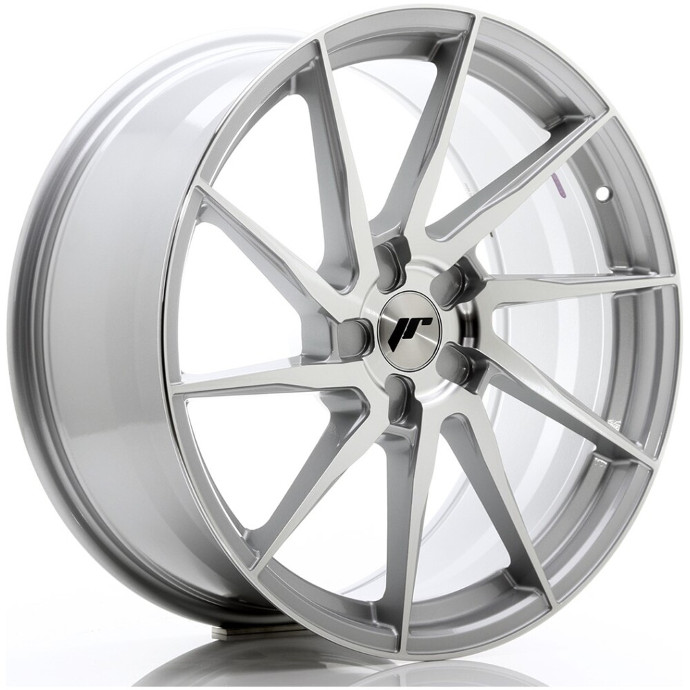 JR Wheels JR36 20x9 ET15-38 5H BLANK Silver Brushed Face